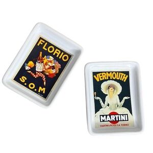 Pottery Barn Vintage Cocktail Collection small dishes Set of 2